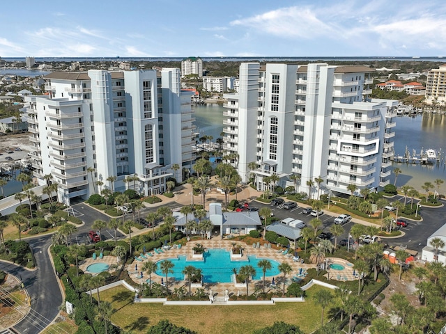 view of property featuring a water view