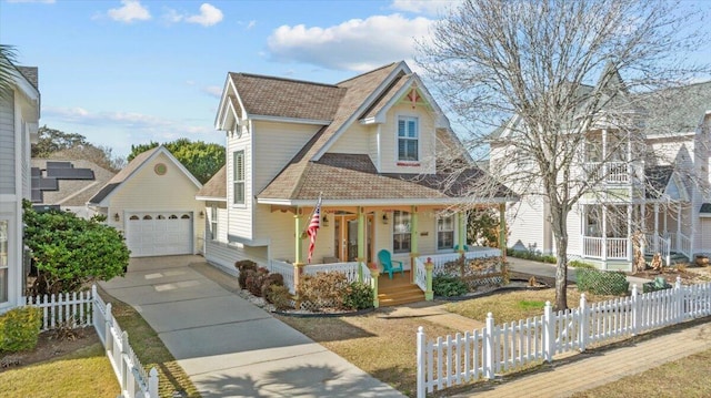 view of front of house with covered porch