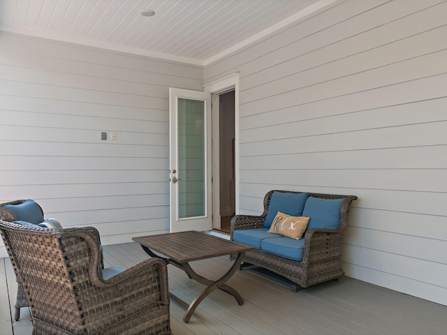 view of patio / terrace with outdoor lounge area