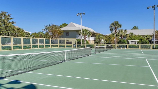 view of sport court