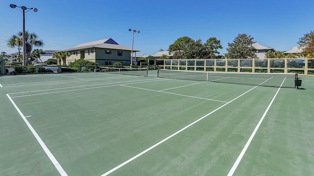 view of sport court