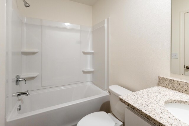 781 Girl Scout Rd, Defuniak Springs, FL 32433 - bathroom featuring vanity, toilet, and shower / bathtub combination