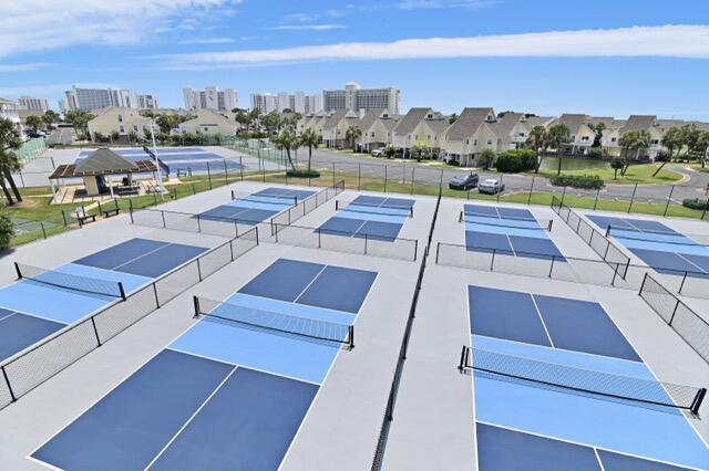 775 Gulf Shore Dr Unit 2033, Destin, FL 32541 - view of tennis court with fence and a residential view