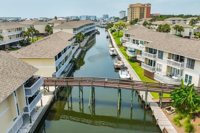 775 Gulf Shore Dr Unit 2033, Destin, FL 32541 - bird's eye view with a residential view and a water view