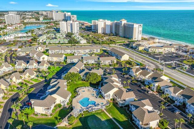 775 Gulf Shore Dr Unit 2033, Destin, FL 32541 - birds eye view of property with a city view and a water view