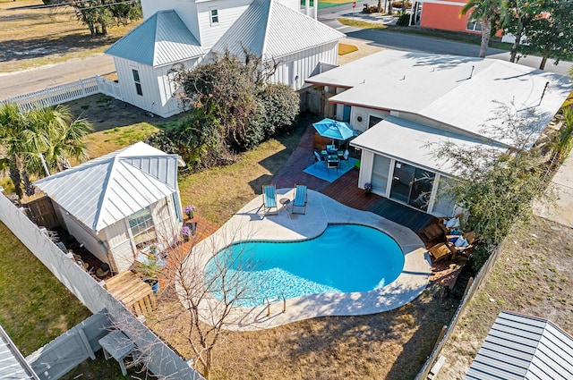 view of pool