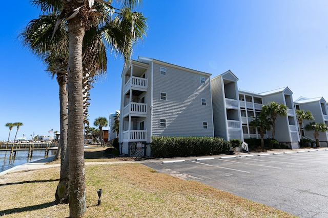 view of property featuring a water view