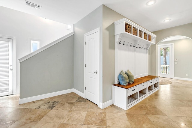 view of mudroom