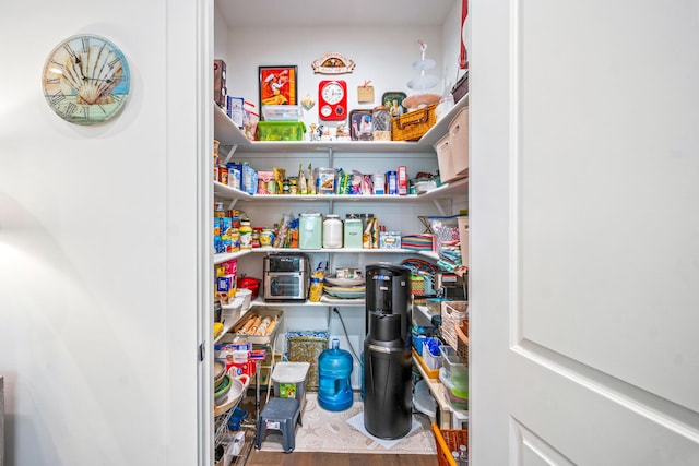 view of pantry