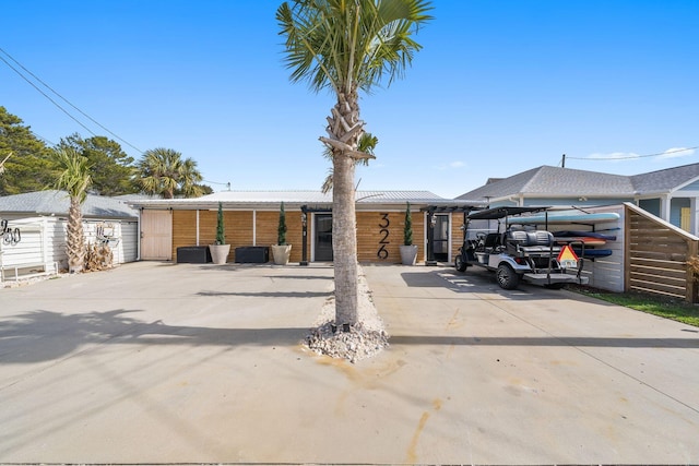 view of ranch-style home