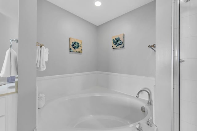 1110 Santa Rosa Blvd Unit C601, Fort Walton Beach, FL 32548 - bathroom featuring a garden tub