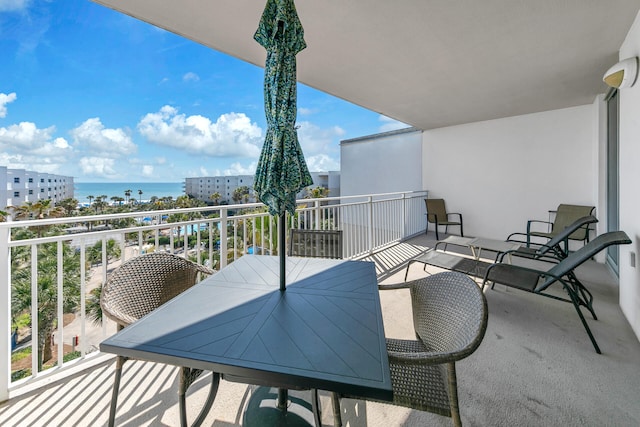 1110 Santa Rosa Blvd Unit C601, Fort Walton Beach, FL 32548 - balcony with a water view and a city view