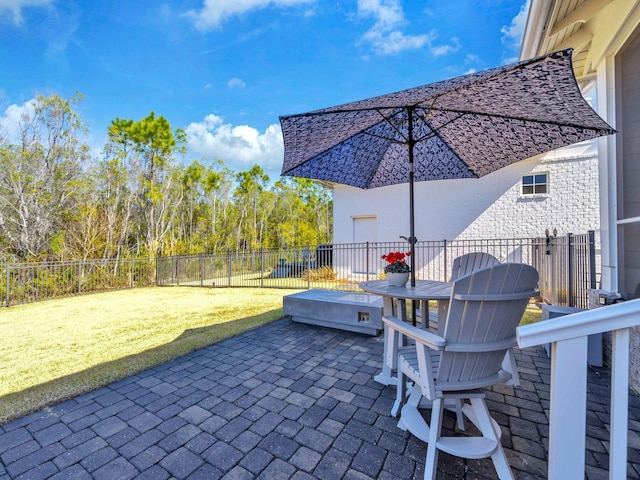 view of patio