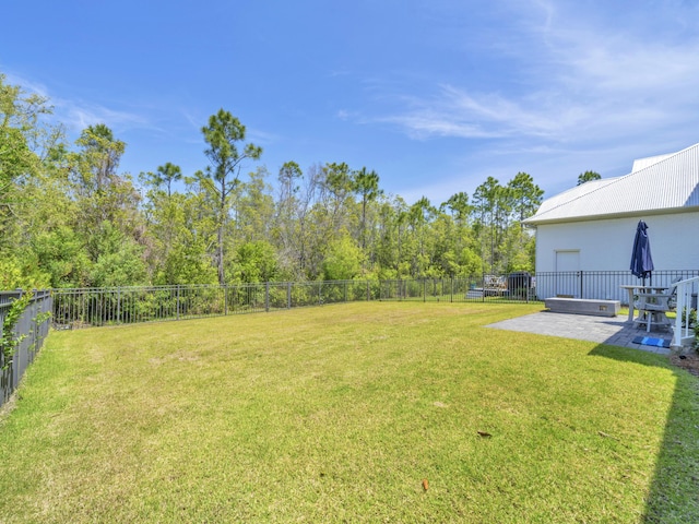 90 White Cottage Rd, Santa Rosa Beach, FL 32459 - view of yard with a fenced backyard and a patio