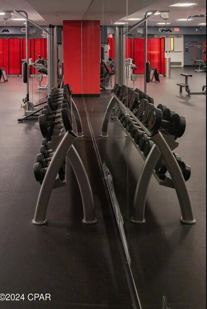 view of exercise room