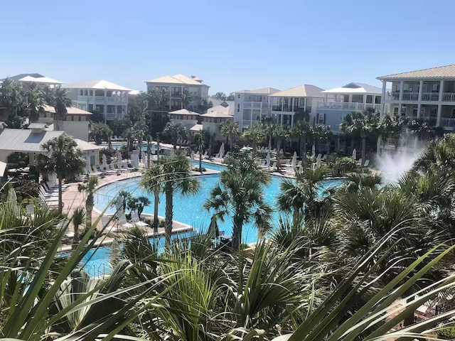 view of water feature