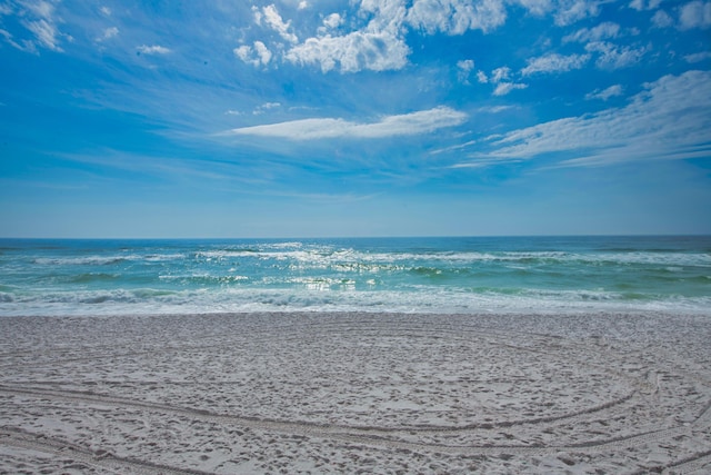 water view featuring a view of the beach