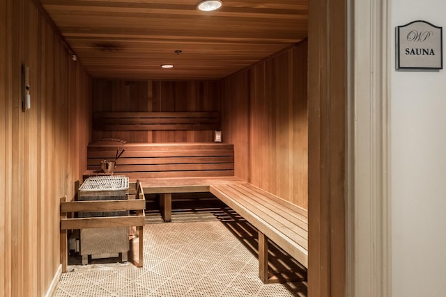 view of sauna / steam room