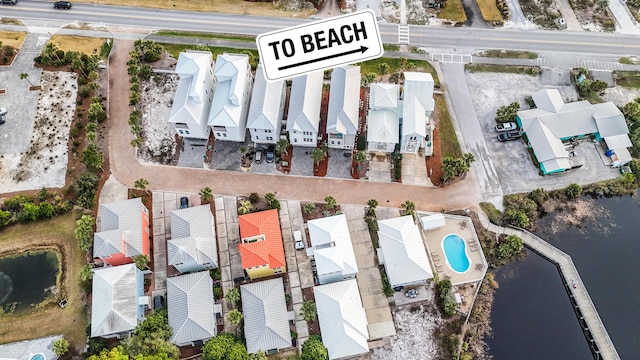 54 Rue Du Soleil, Santa Rosa Beach, FL 32459 - aerial view of a nearby body of water and a pool area