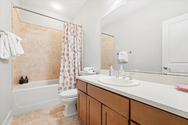 54 Rue Du Soleil, Santa Rosa Beach, FL 32459 - full bath featuring vanity, shower / bath combo, and tile patterned flooring