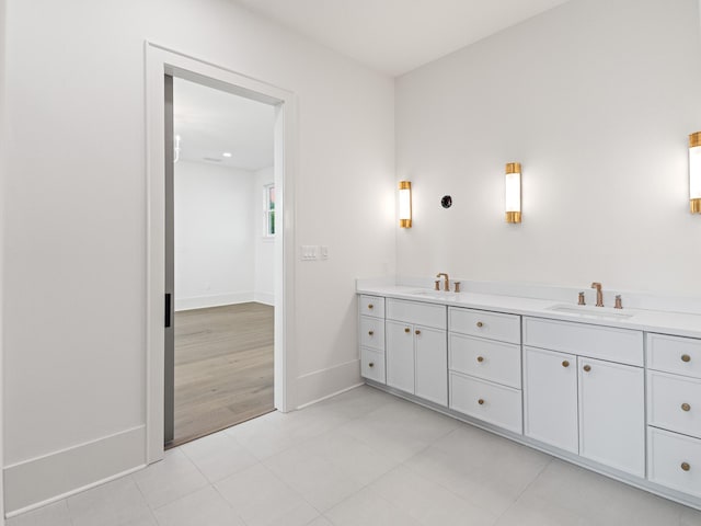 147 Quail Hollow Ct, Watersound, FL 32461 - full bathroom with baseboards and double vanity