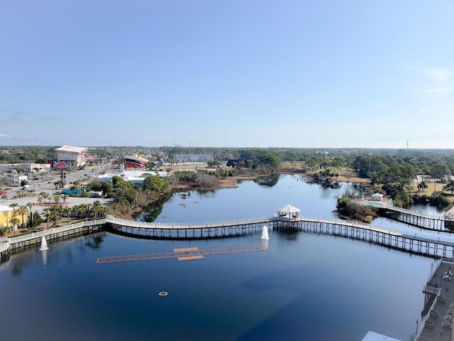 9860 S Thomas Dr Unit 921, Panama City Beach, FL 32408 - aerial view with a water view