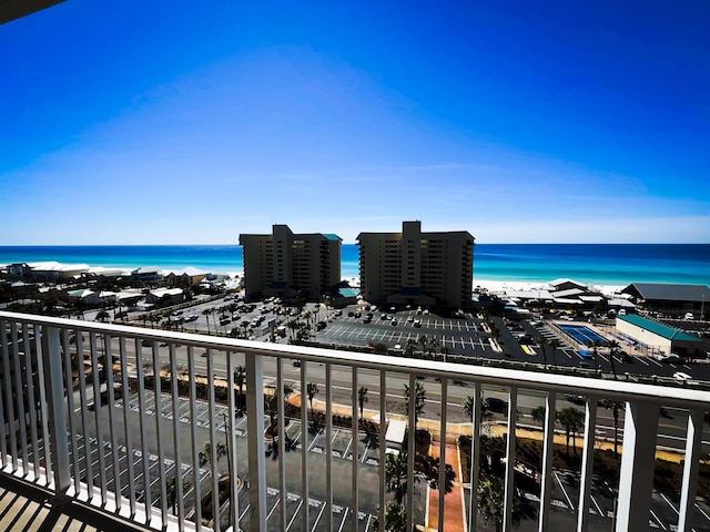 9860 S Thomas Dr Unit 921, Panama City Beach, FL 32408 - balcony with a water view