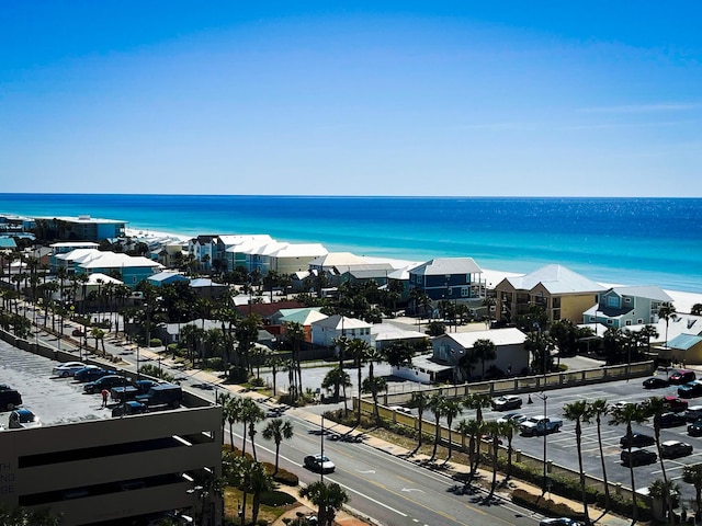 9860 S Thomas Dr Unit 921, Panama City Beach, FL 32408 - drone / aerial view featuring a water view