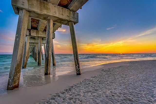 9860 S Thomas Dr Unit 921, Panama City Beach, FL 32408 - water view with a beach view