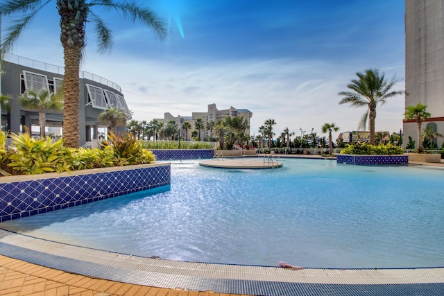 9860 S Thomas Dr Unit 921, Panama City Beach, FL 32408 - view of swimming pool