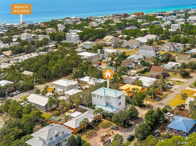 bird's eye view featuring a residential view