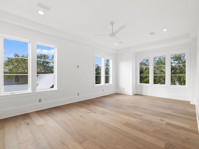 59 Arboleda Dr, Santa Rosa Beach, FL 32459 - unfurnished room with light wood-style flooring, visible vents, and baseboards