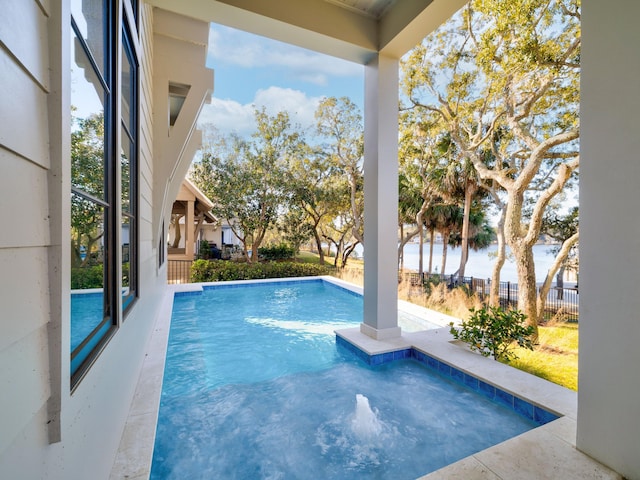 59 Arboleda Dr, Santa Rosa Beach, FL 32459 - view of swimming pool featuring fence and a fenced in pool