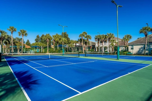 view of sport court