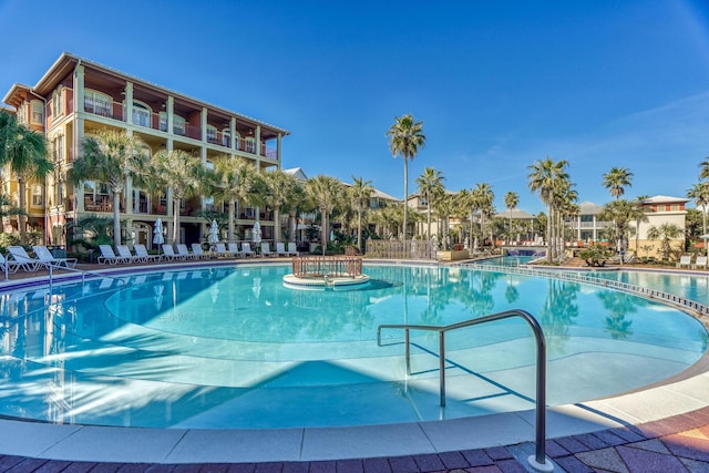 view of community pool