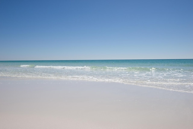 water view featuring a beach view