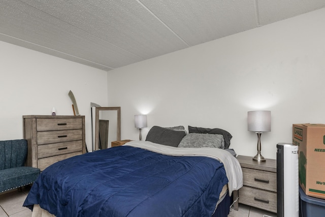 view of tiled bedroom