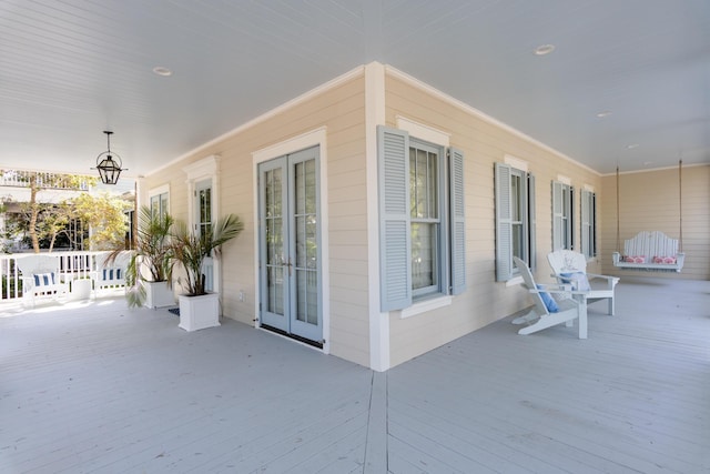 view of patio / terrace featuring a porch