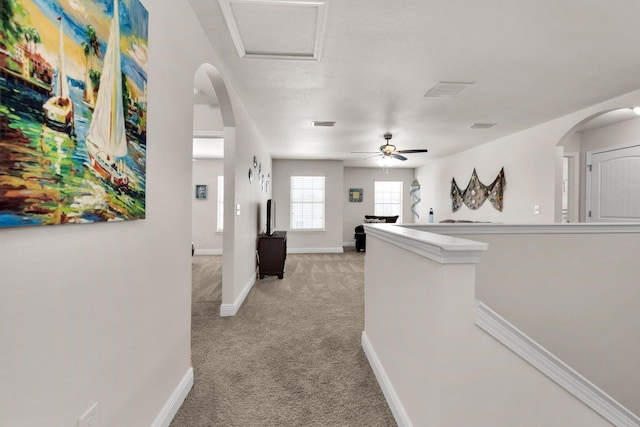 1729 Waterford Sound Blvd, Gulf Breeze, FL 32563 - hallway with light colored carpet