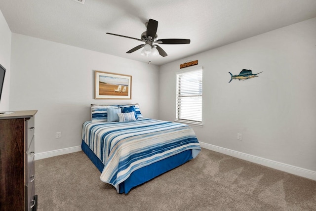 1729 Waterford Sound Blvd, Gulf Breeze, FL 32563 - bedroom featuring light colored carpet and ceiling fan