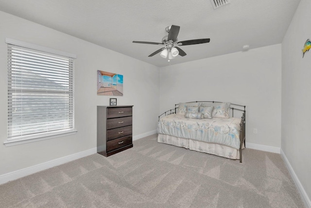 1729 Waterford Sound Blvd, Gulf Breeze, FL 32563 - bedroom featuring light colored carpet and ceiling fan