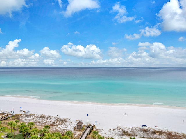 water view with a beach view