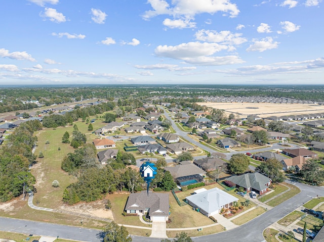 birds eye view of property featuring a residential view