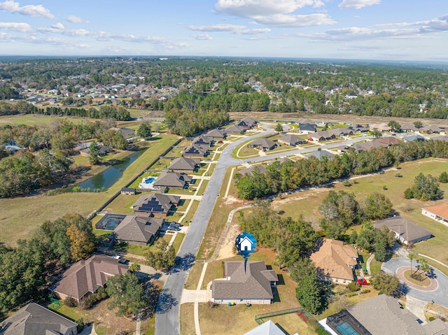 aerial view featuring a residential view