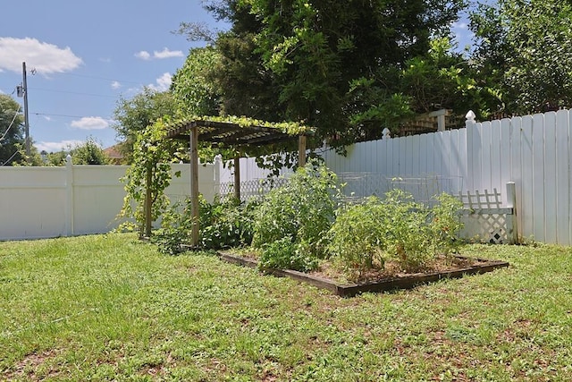 5205 Whitehurst Ln, Crestview, FL 32536 - view of yard with a garden