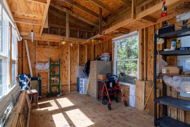 view of storage room