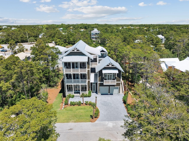 215 Buddy St, Santa Rosa Beach, FL 32459 - view of subject property with a forest
