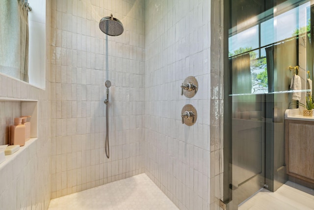 215 Buddy St, Santa Rosa Beach, FL 32459 - full bath with tiled shower