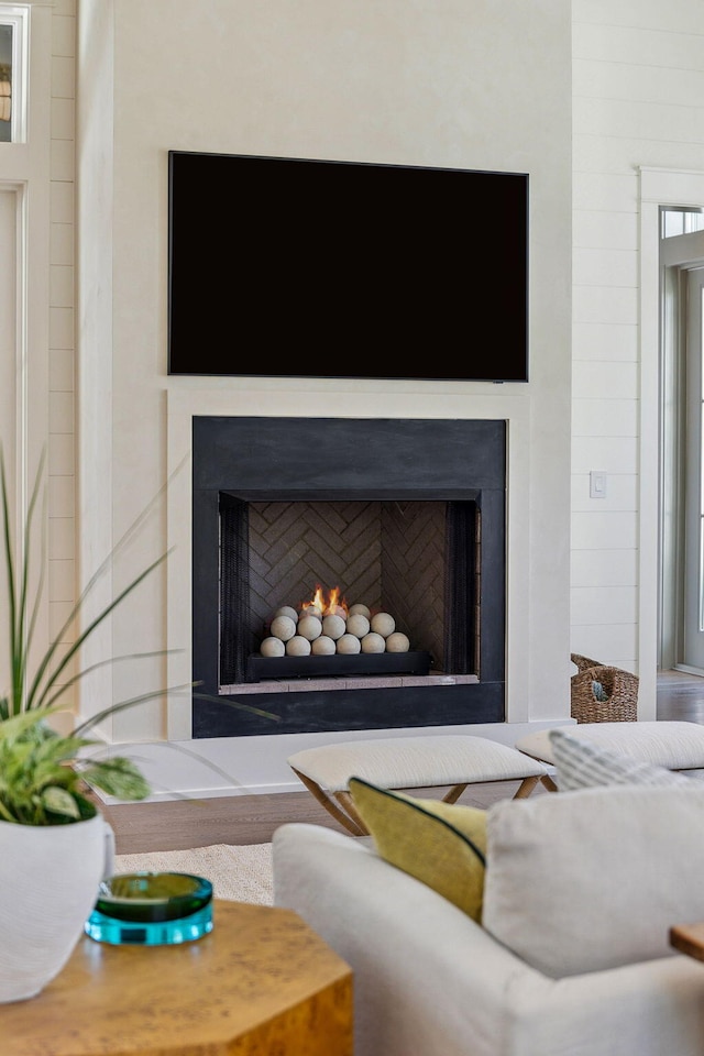 215 Buddy St, Santa Rosa Beach, FL 32459 - detailed view of a lit fireplace