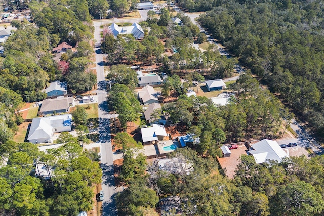 bird's eye view featuring a residential view